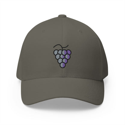 Grapes Emoji Olive Cap – Premium by Capmoji