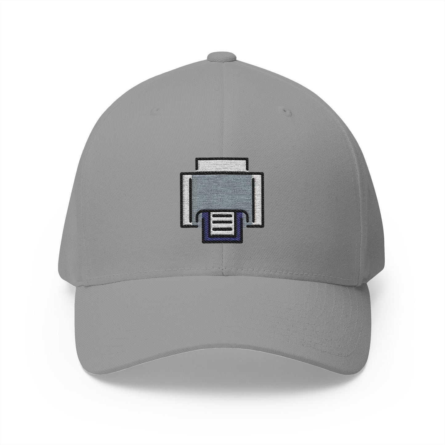 Printer Emoji Grey Cap – Premium by Capmoji
