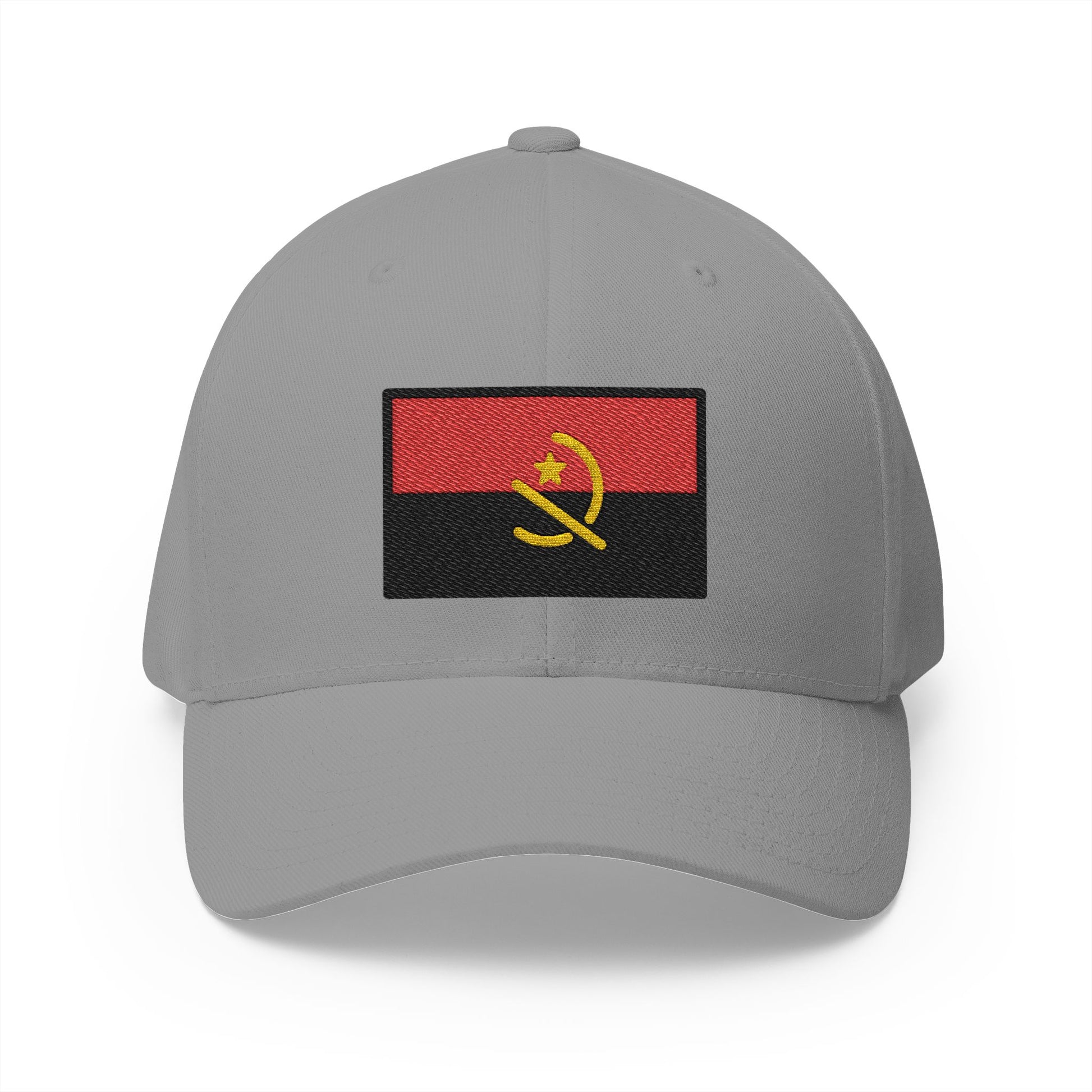 Flag: Angola Emoji Grey Cap – Premium by Capmoji