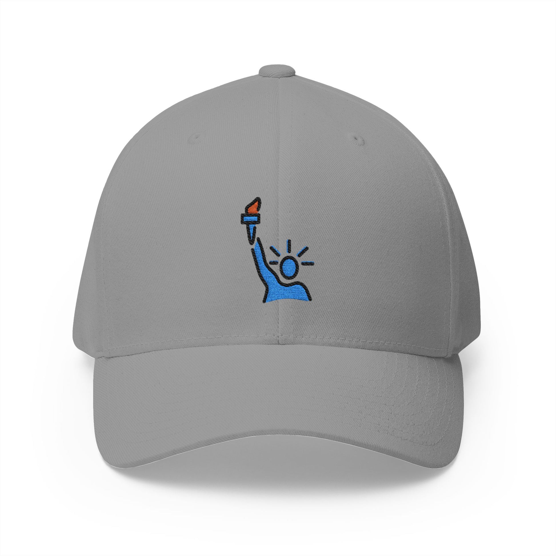 Statue Of Liberty Emoji Grey Cap – Premium by Capmoji