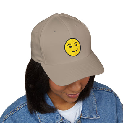 Smirking Face Emoji Cap – Premium by Capmoji