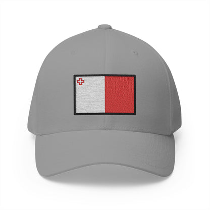 Flag: Malta Emoji Grey Cap – Premium by Capmoji