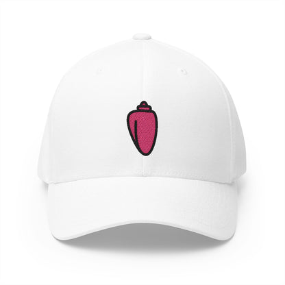 Spiral Shell Emoji White Cap – Premium by Capmoji