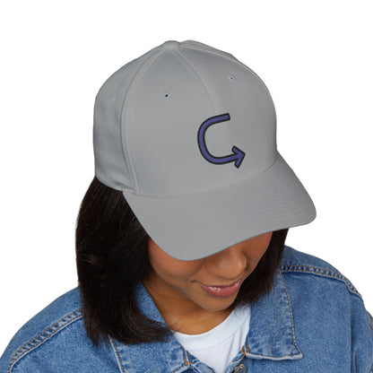 Left Arrow Curving Right Emoji Cap – Premium by Capmoji