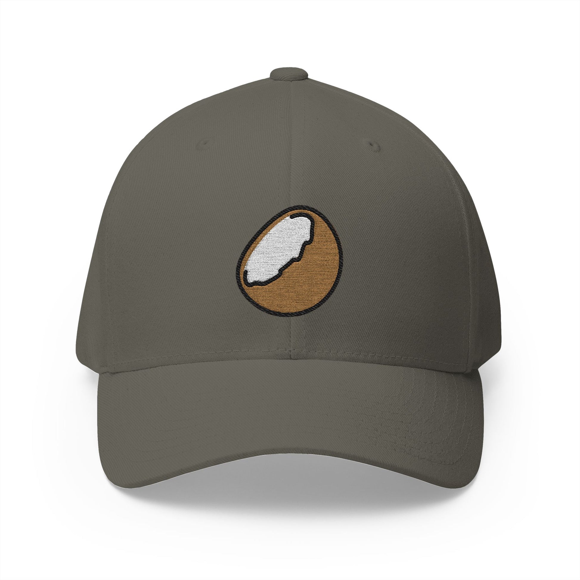 Coconut Emoji Olive Cap – Premium by Capmoji