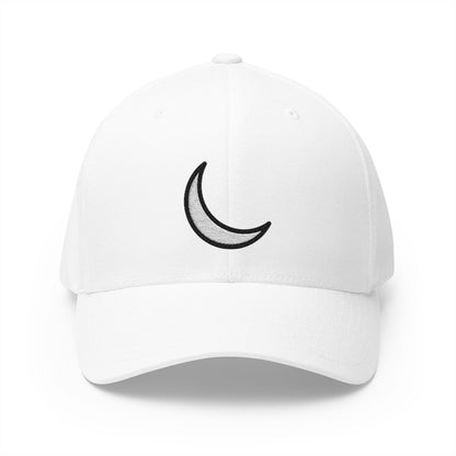 Power Sleep Symbol Emoji White Cap – Premium by Capmoji