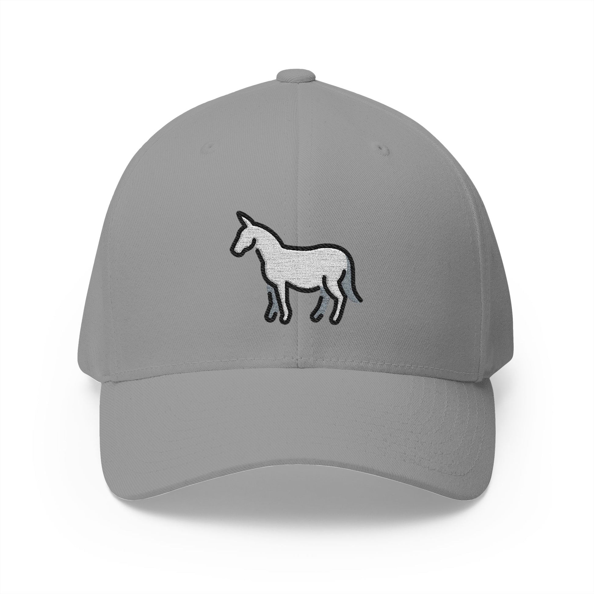 Donkey Emoji Grey Cap – Premium by Capmoji