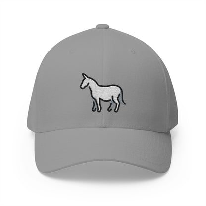 Donkey Emoji Grey Cap – Premium by Capmoji