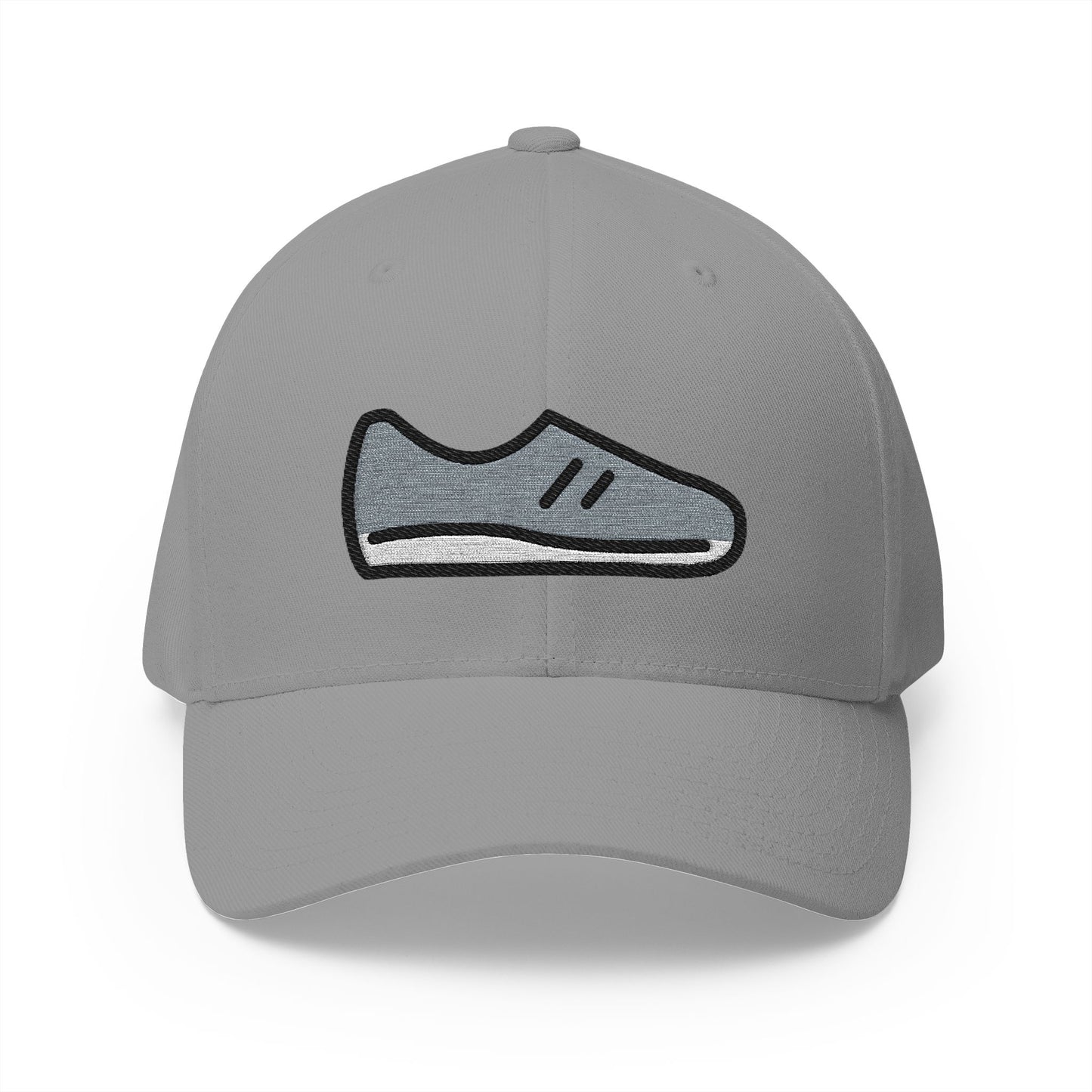 Running Shoe Emoji Grey Cap – Premium by Capmoji