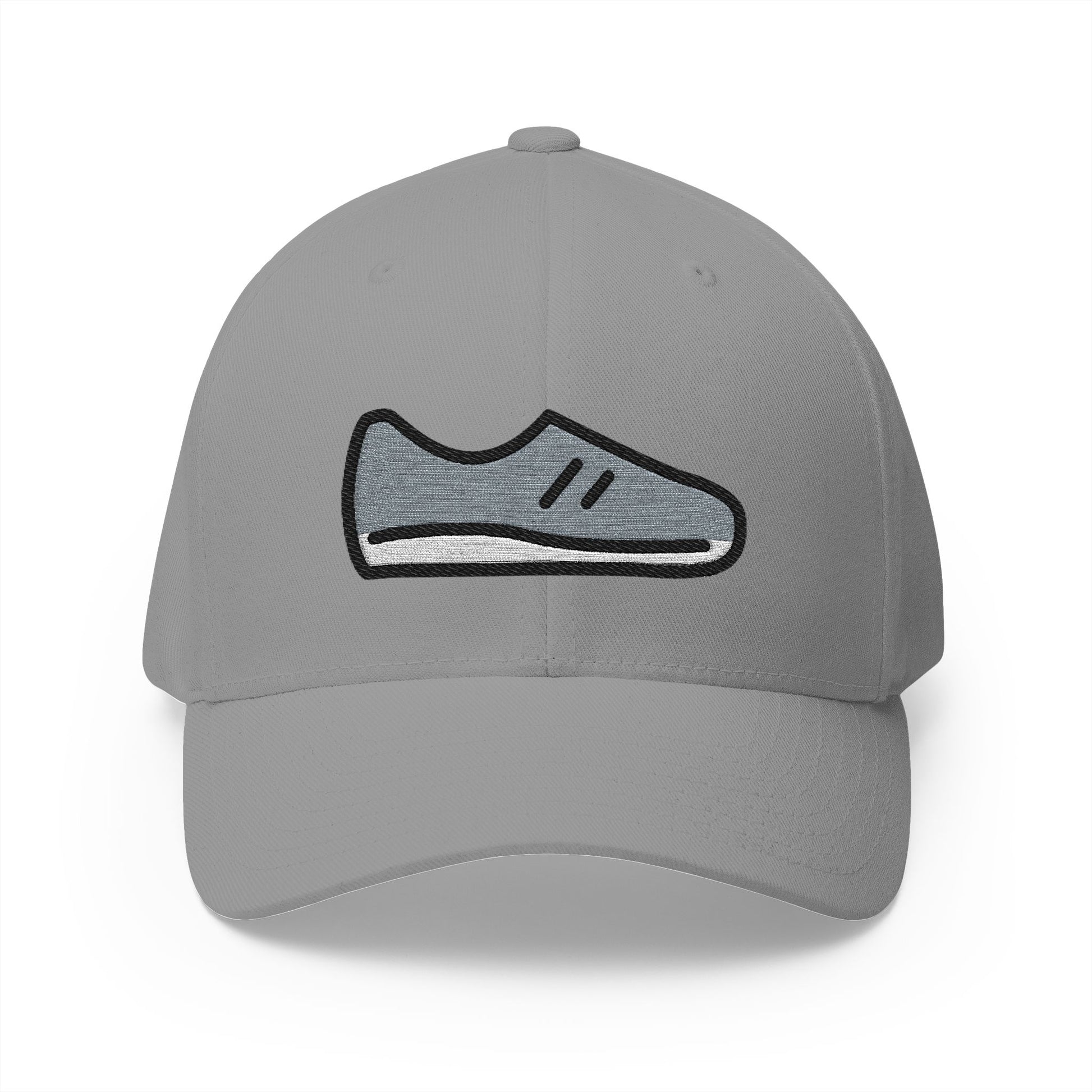 Running Shoe Emoji Grey Cap – Premium by Capmoji