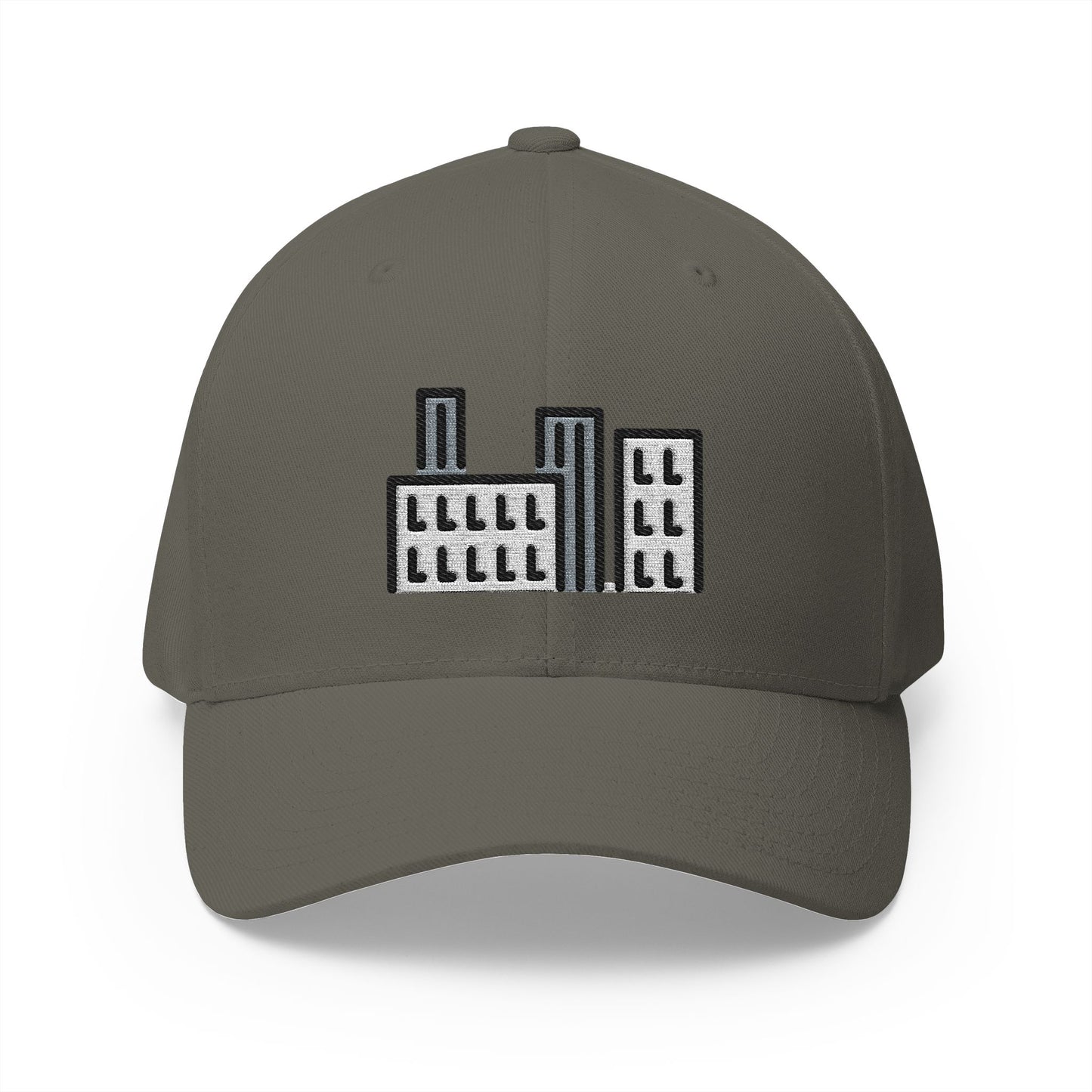 Cityscape Emoji Olive Cap – Premium by Capmoji