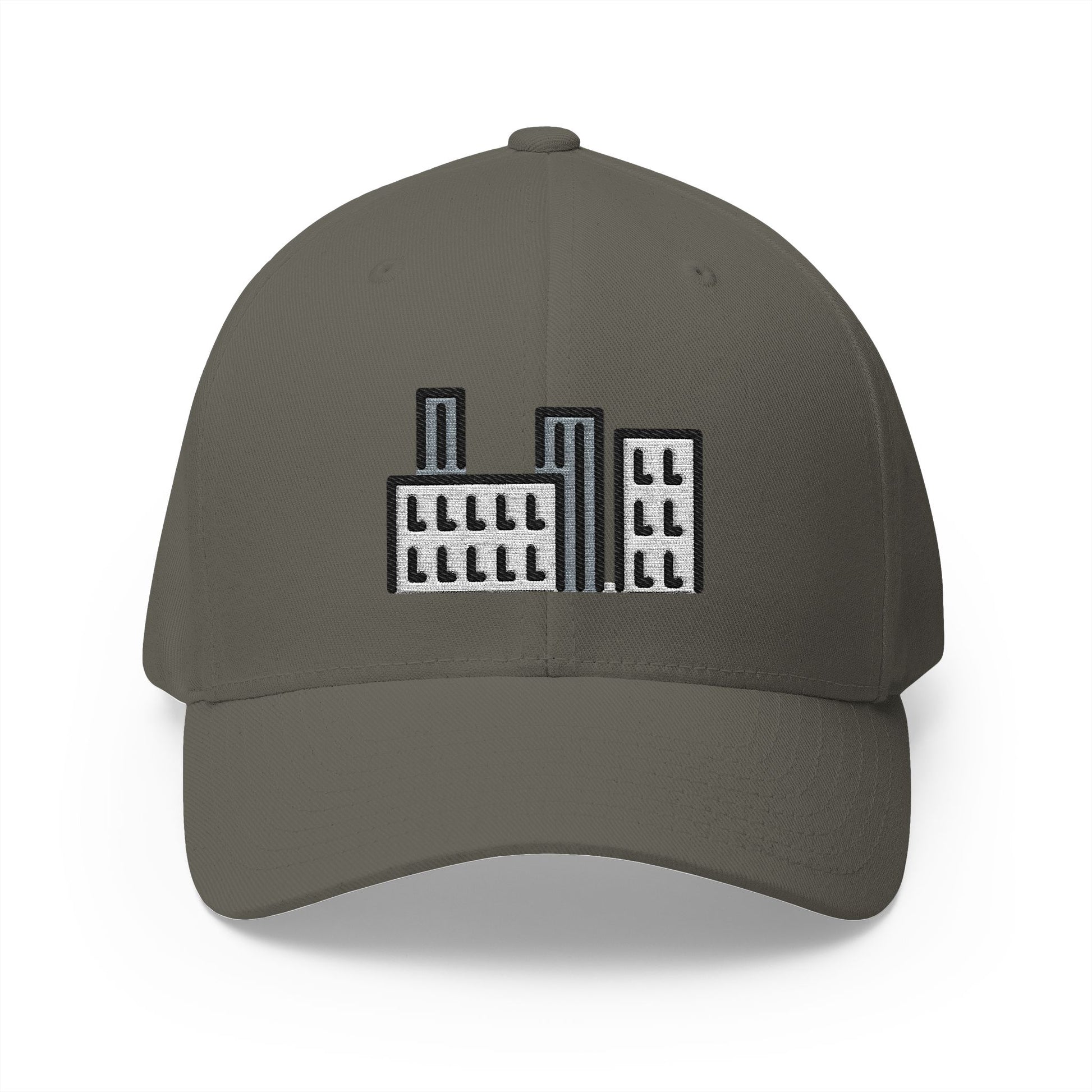 Cityscape Emoji Olive Cap – Premium by Capmoji