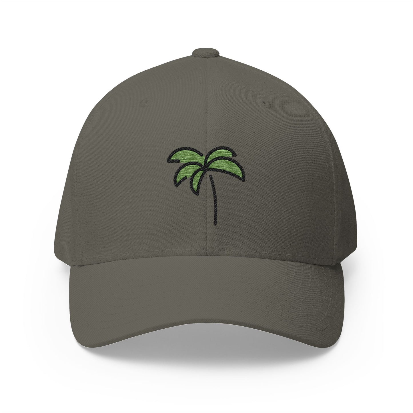 Palm Tree Emoji Olive Cap – Premium by Capmoji