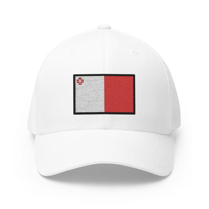 Flag: Malta Emoji White Cap – Premium by Capmoji
