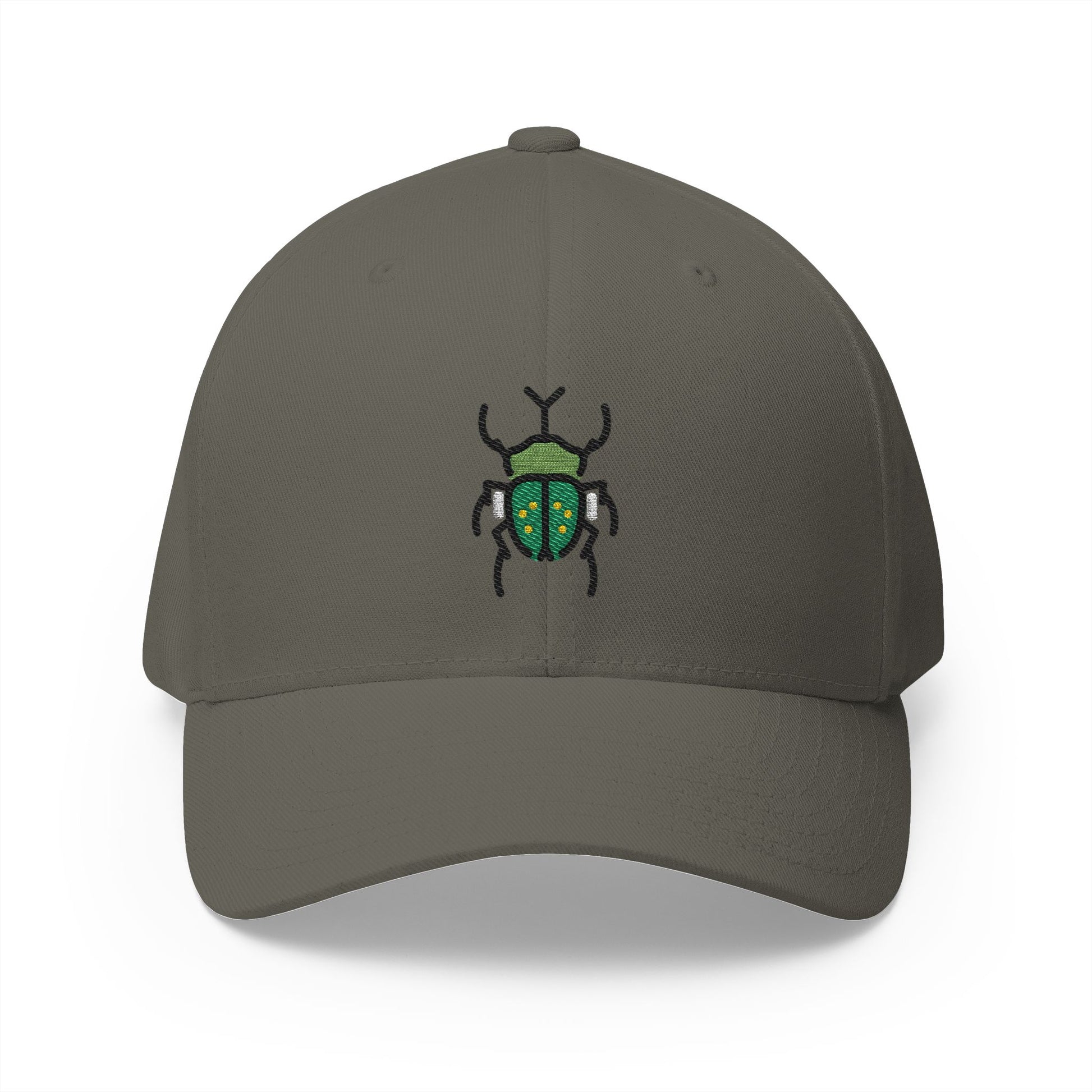 Beetle Emoji Olive Cap – Premium by Capmoji