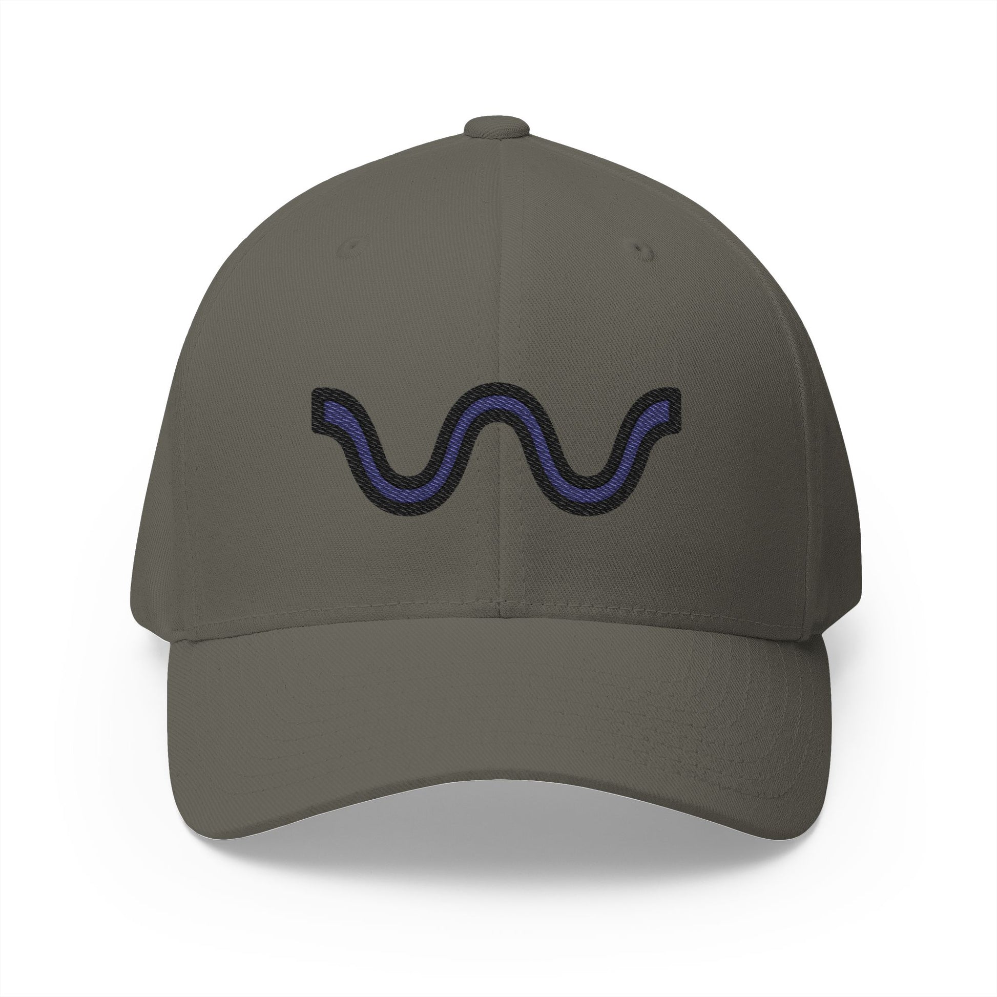 Wavy Dash Emoji Olive Cap – Premium by Capmoji