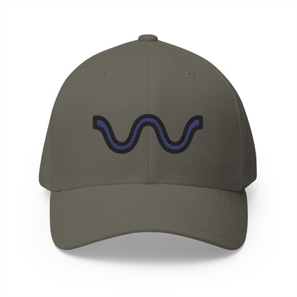 Wavy Dash Emoji Olive Cap – Premium by Capmoji