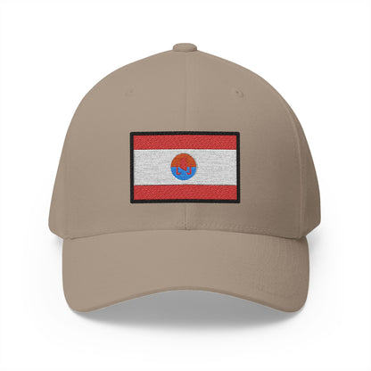 Flag: French Polynesia Emoji Khaki Cap – Premium by Capmoji