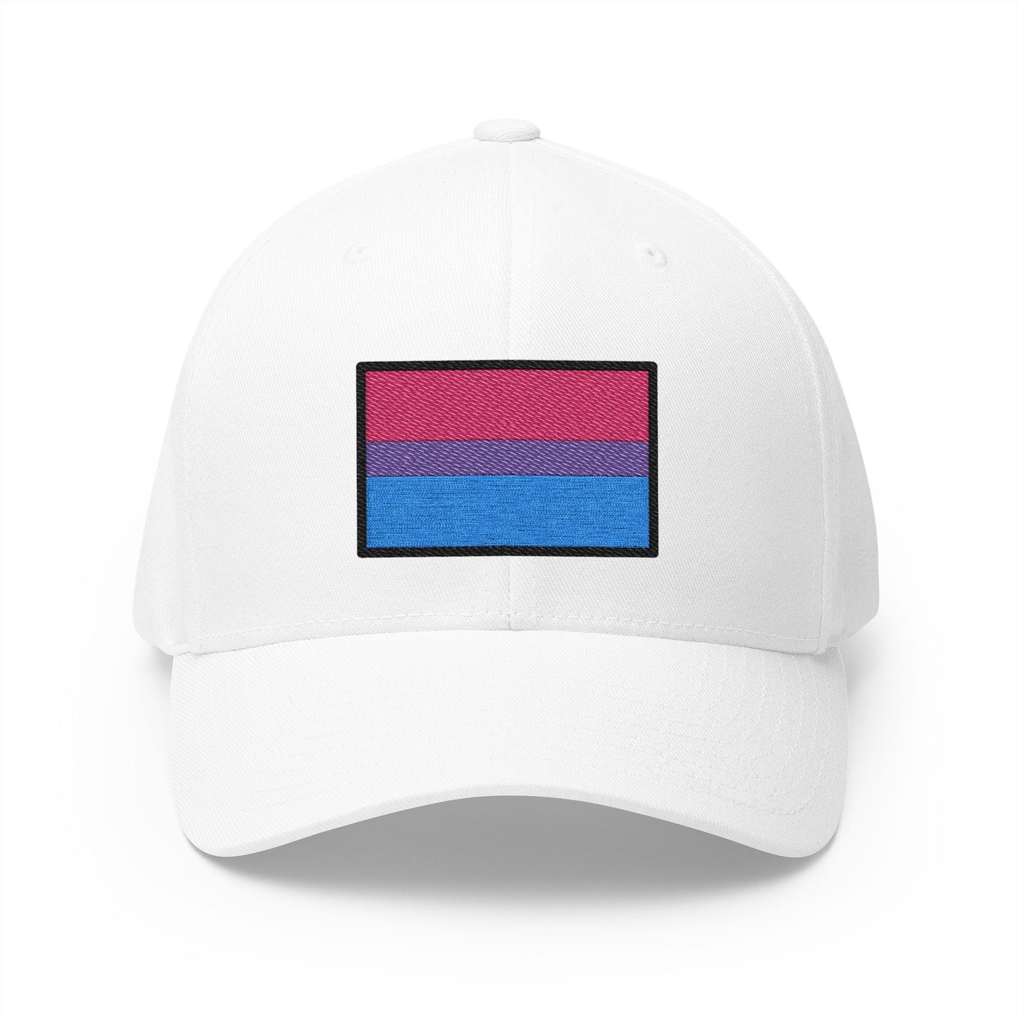 Bisexual Emoji White Cap – Premium by Capmoji