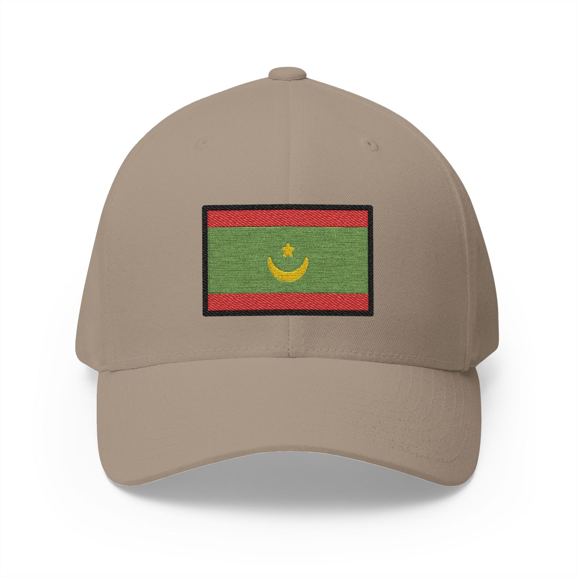 Flag: Mauritania Emoji Khaki Cap – Premium by Capmoji