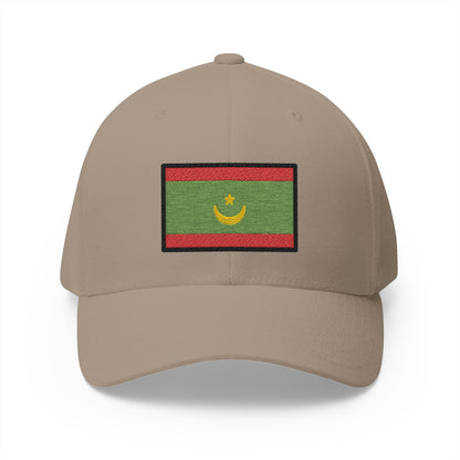 Flag: Mauritania Emoji Khaki Cap – Premium by Capmoji