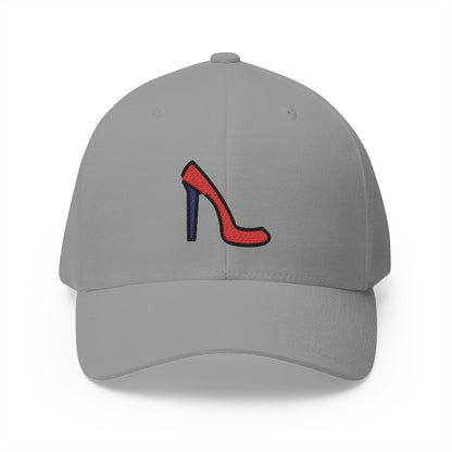 High-Heeled Shoe Emoji Grey Cap – Premium by Capmoji