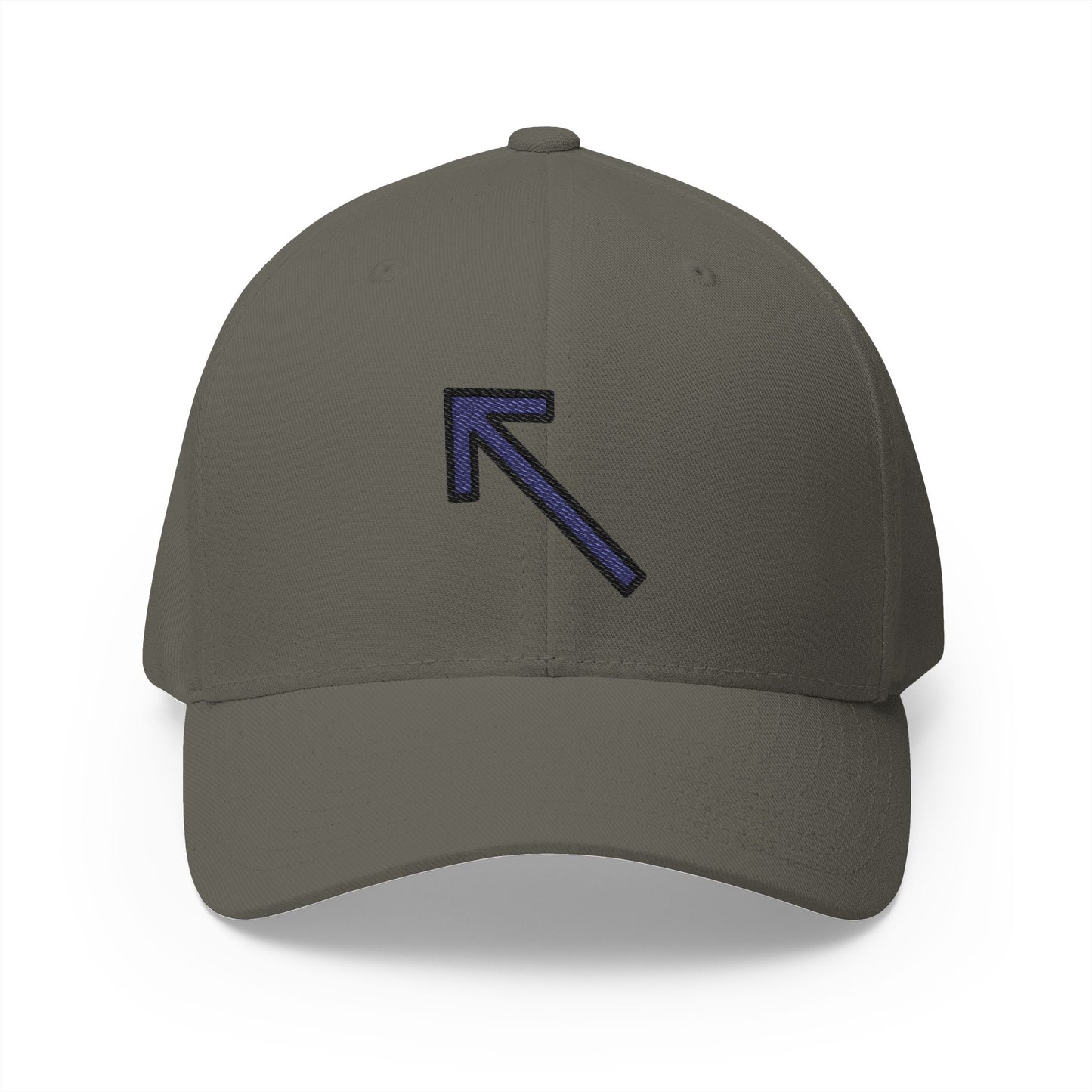 Up-Left Arrow Emoji Olive Cap – Premium by Capmoji