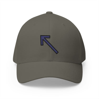 Up-Left Arrow Emoji Olive Cap – Premium by Capmoji