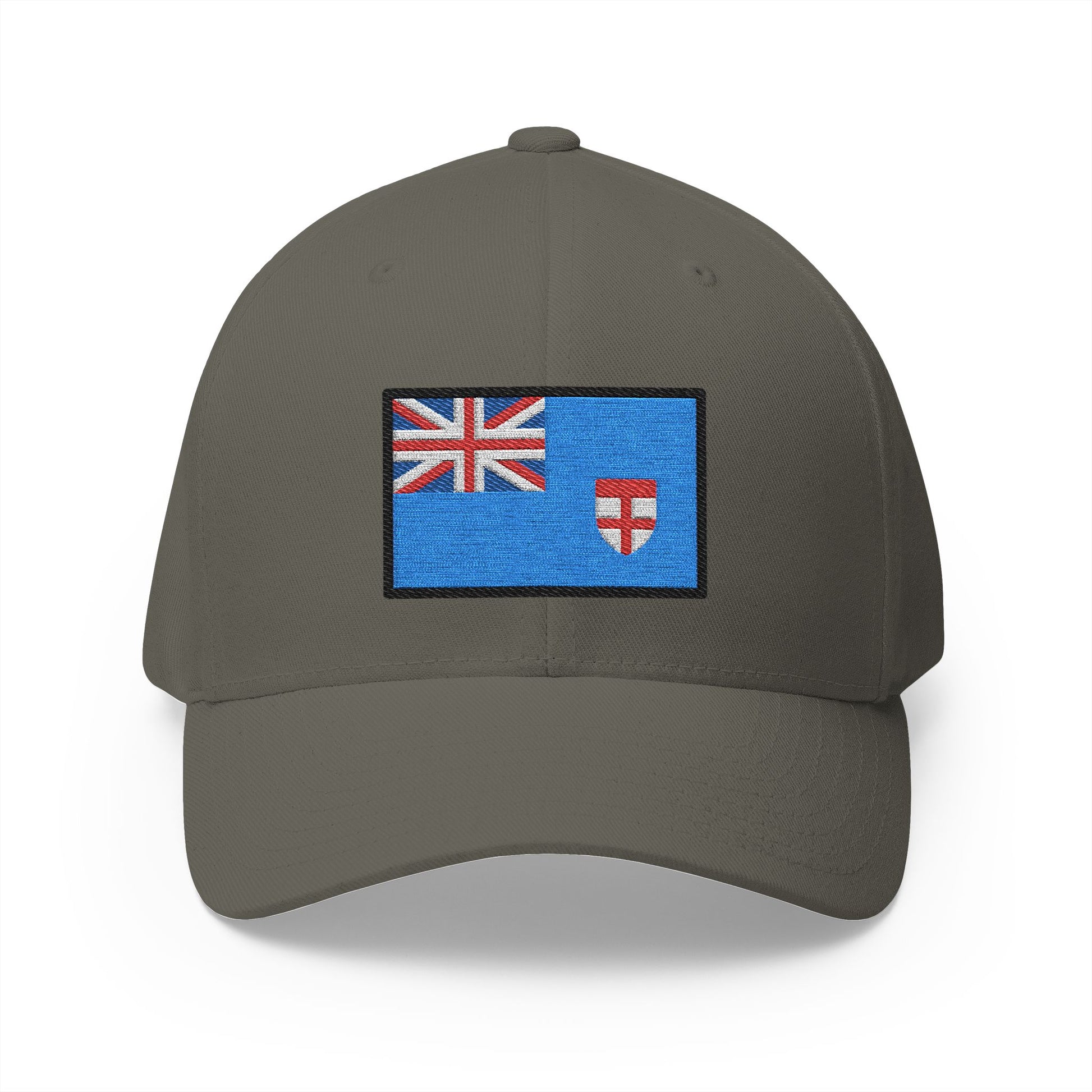 Flag: Fiji Emoji Olive Cap – Premium by Capmoji