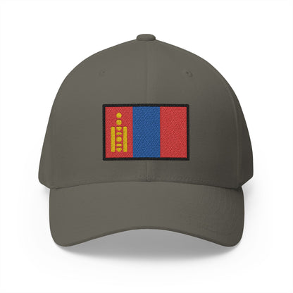 Flag: Mongolia Emoji Olive Cap – Premium by Capmoji