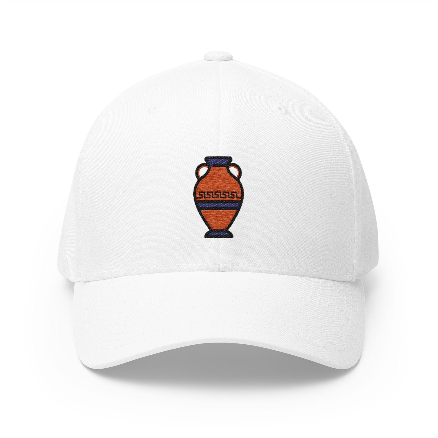 Amphora Emoji White Cap – Premium by Capmoji