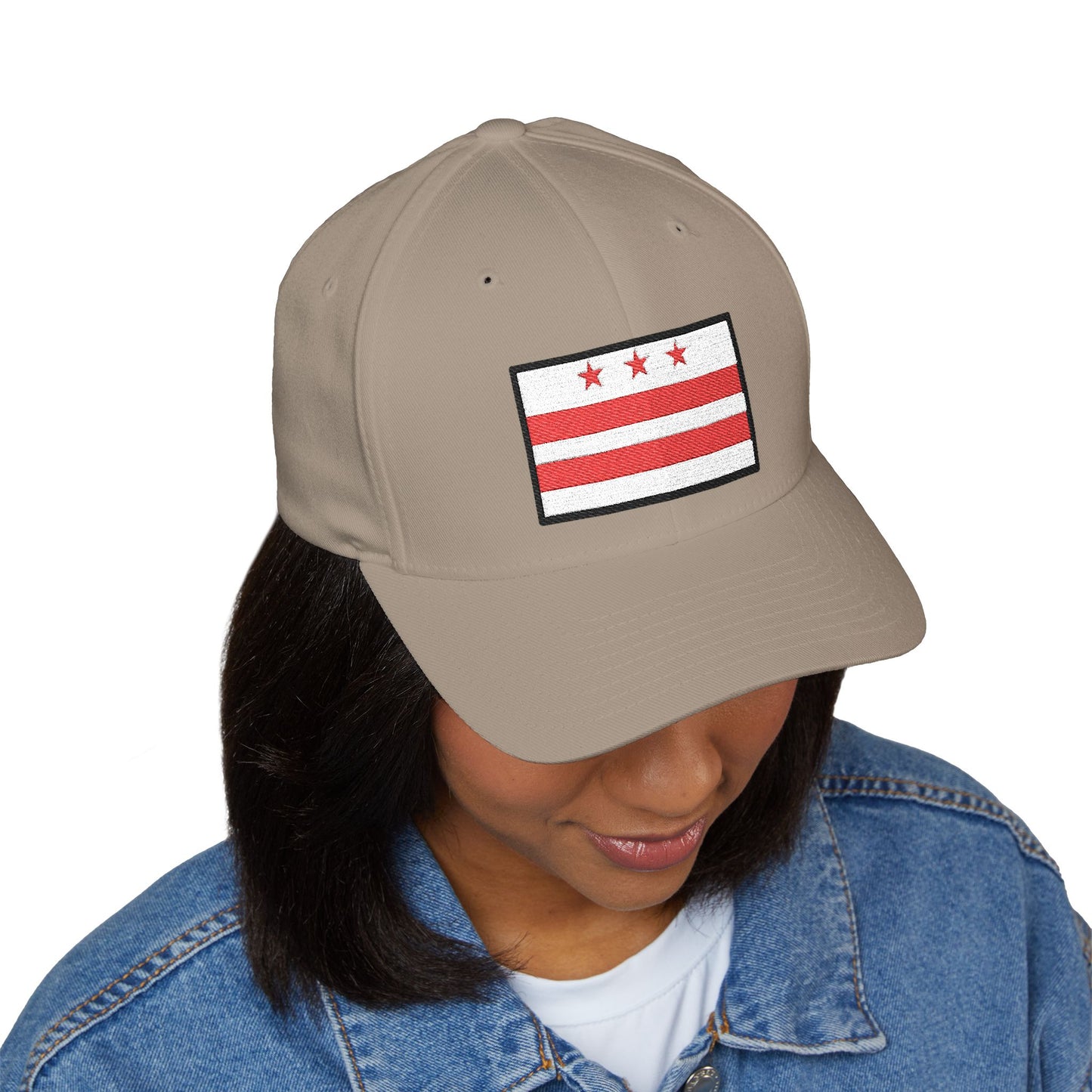 Washington Dc Flag Emoji Cap – Premium by Capmoji