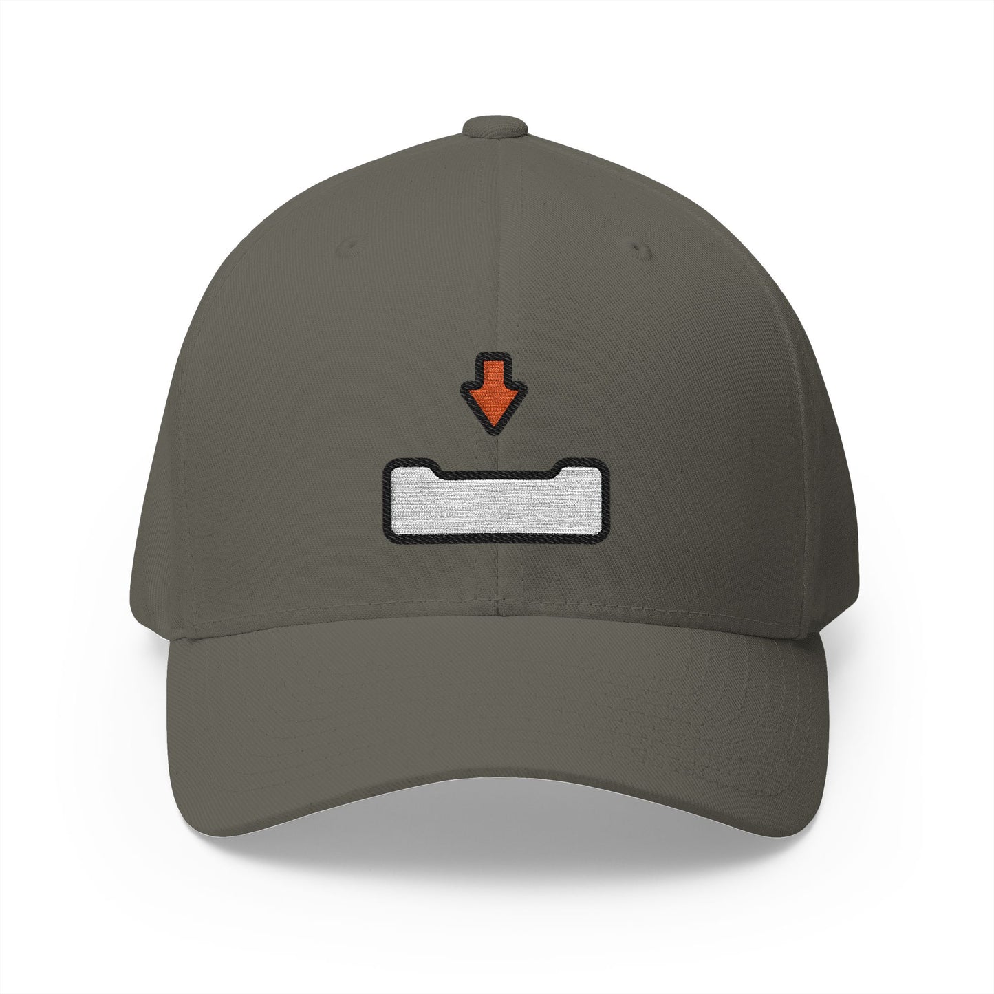 Inbox Tray Emoji Olive Cap – Premium by Capmoji