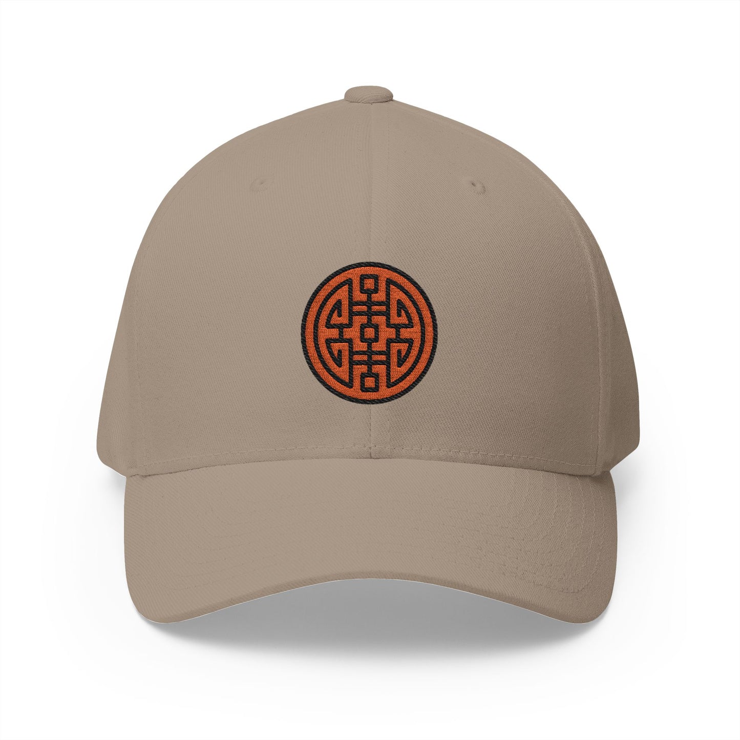 Rounded Symbol For Xi Emoji Khaki Cap – Premium by Capmoji
