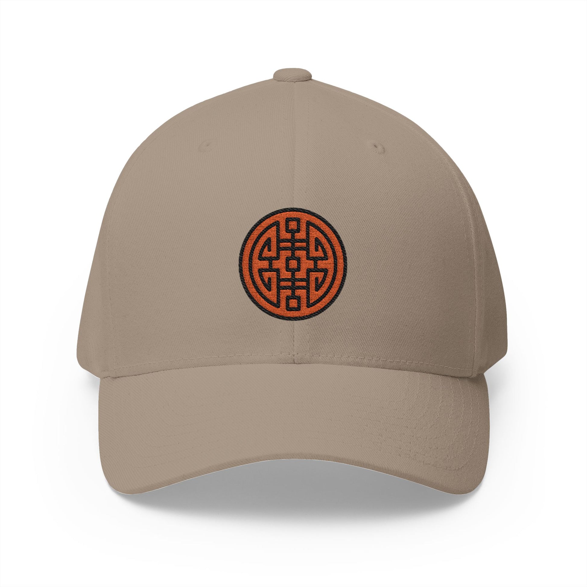 Rounded Symbol For Xi Emoji Khaki Cap – Premium by Capmoji
