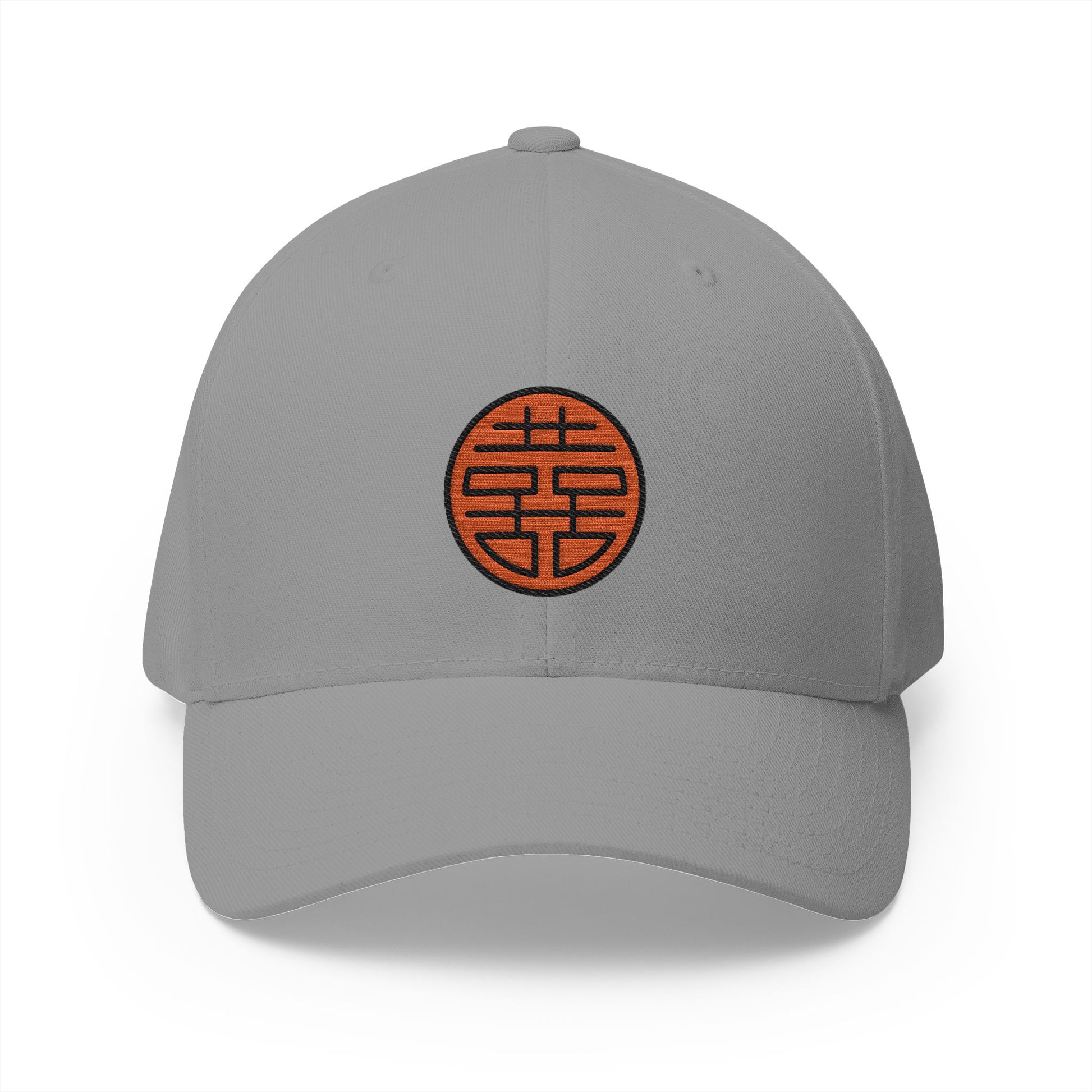 Rounded Symbol For Shuangxi Emoji Grey Cap – Premium by Capmoji