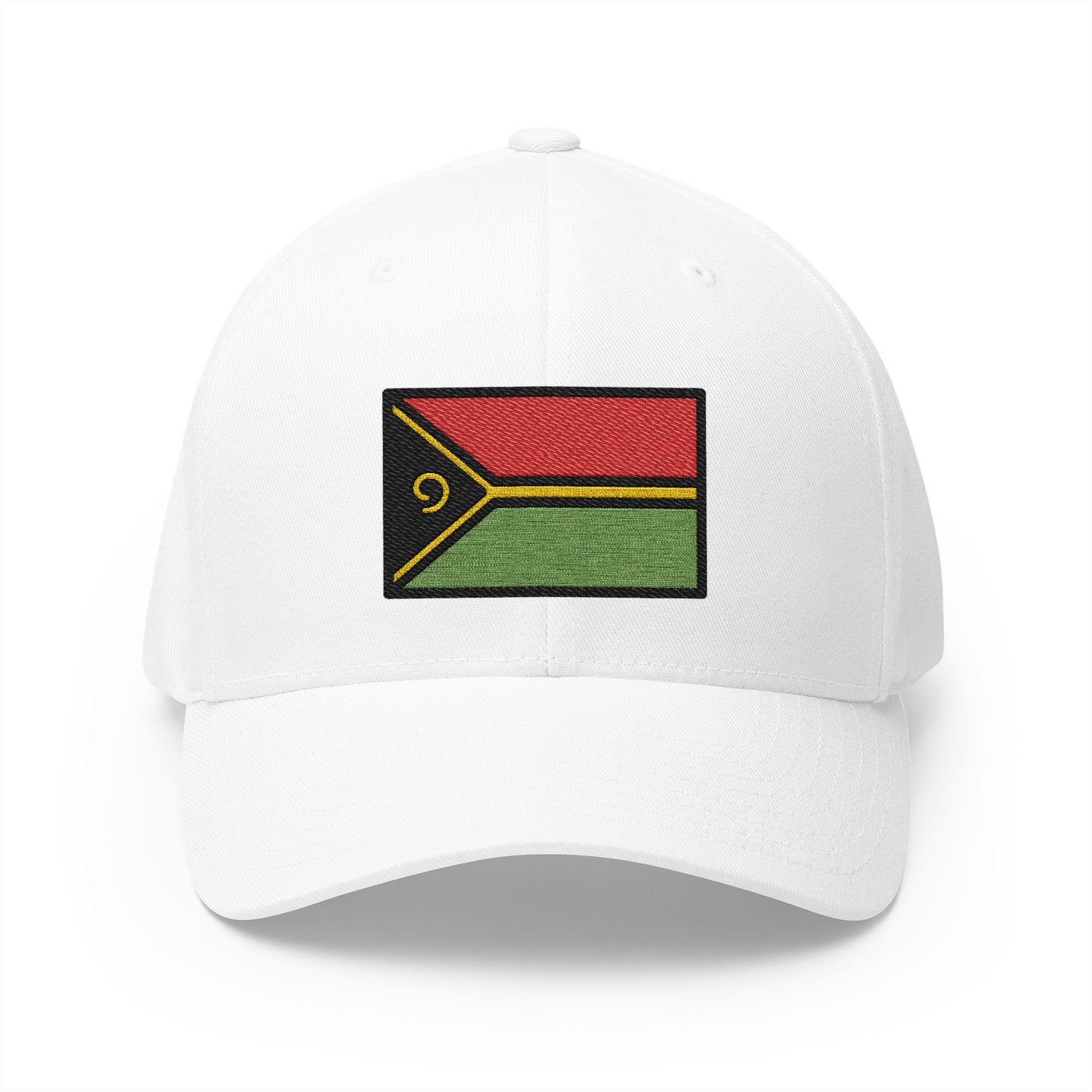 Flag: Vanuatu Emoji White Cap – Premium by Capmoji