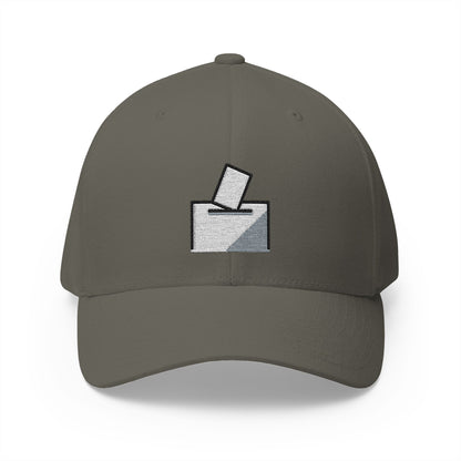 Ballot Box With Ballot Emoji Olive Cap – Premium by Capmoji