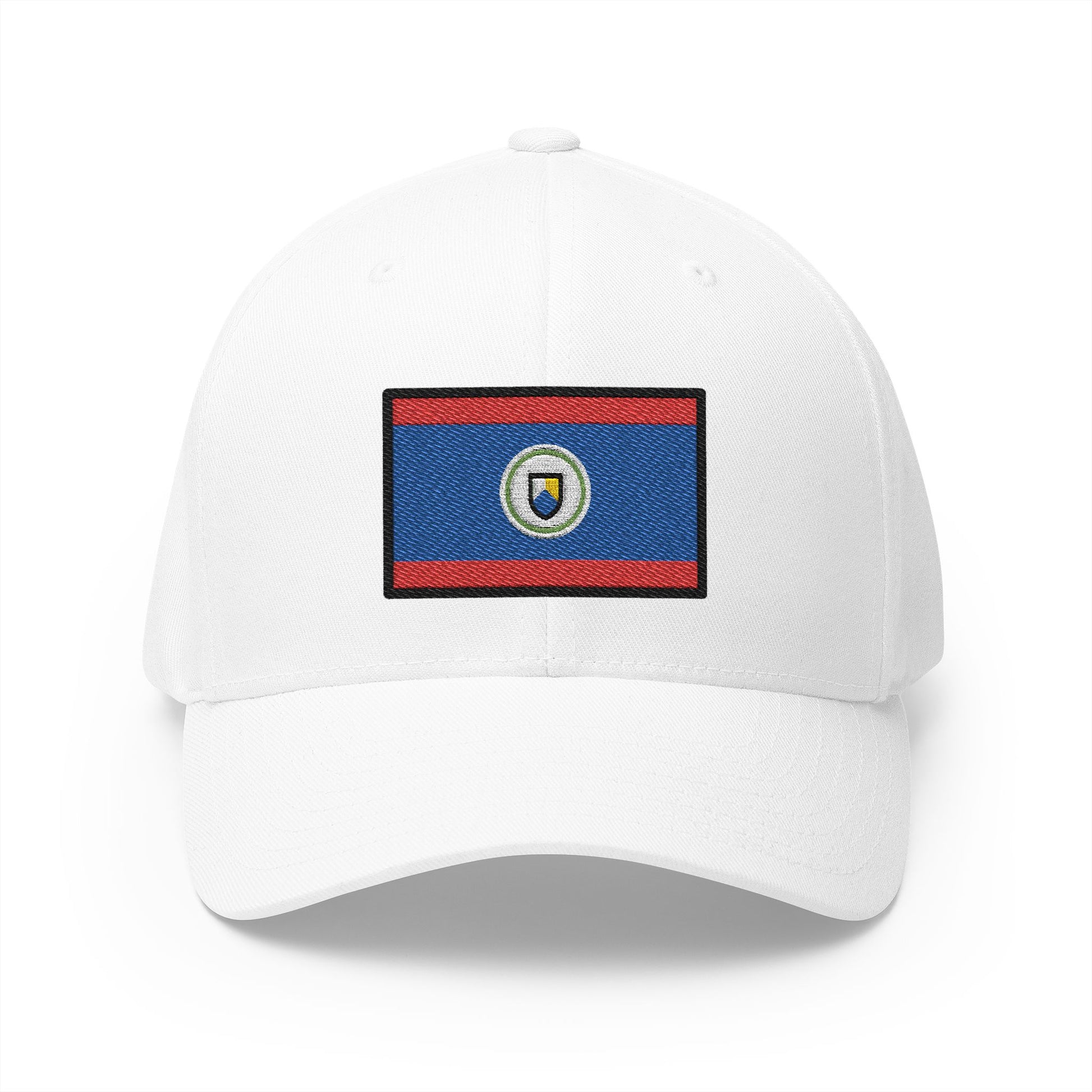 Flag: Belize Emoji White Cap – Premium by Capmoji