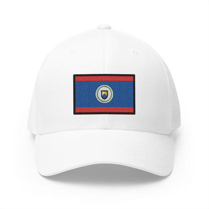 Flag: Belize Emoji White Cap – Premium by Capmoji