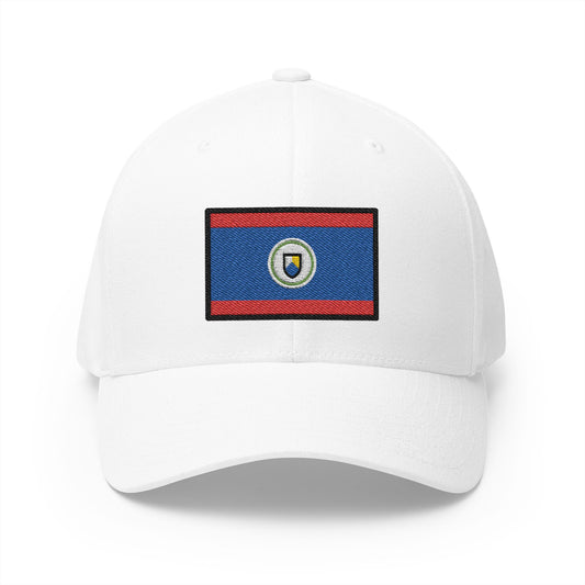 Flag: Belize Emoji White Cap – Premium by Capmoji