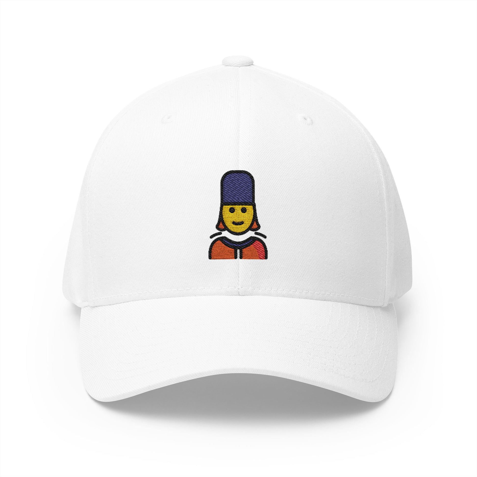 Woman Guard Emoji White Cap – Premium by Capmoji
