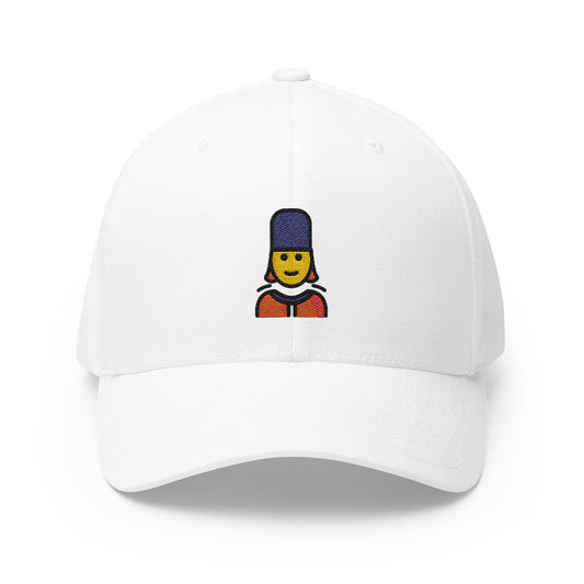 Woman Guard Emoji White Cap – Premium by Capmoji