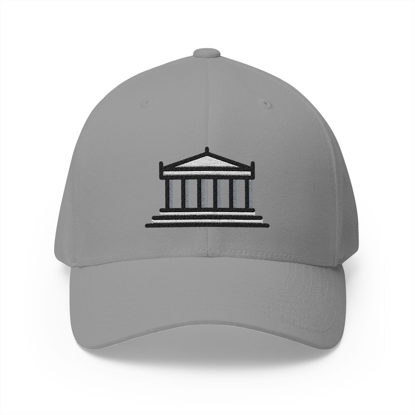 Temple Of Artemis At Ephesus Emoji Grey Cap – Premium by Capmoji