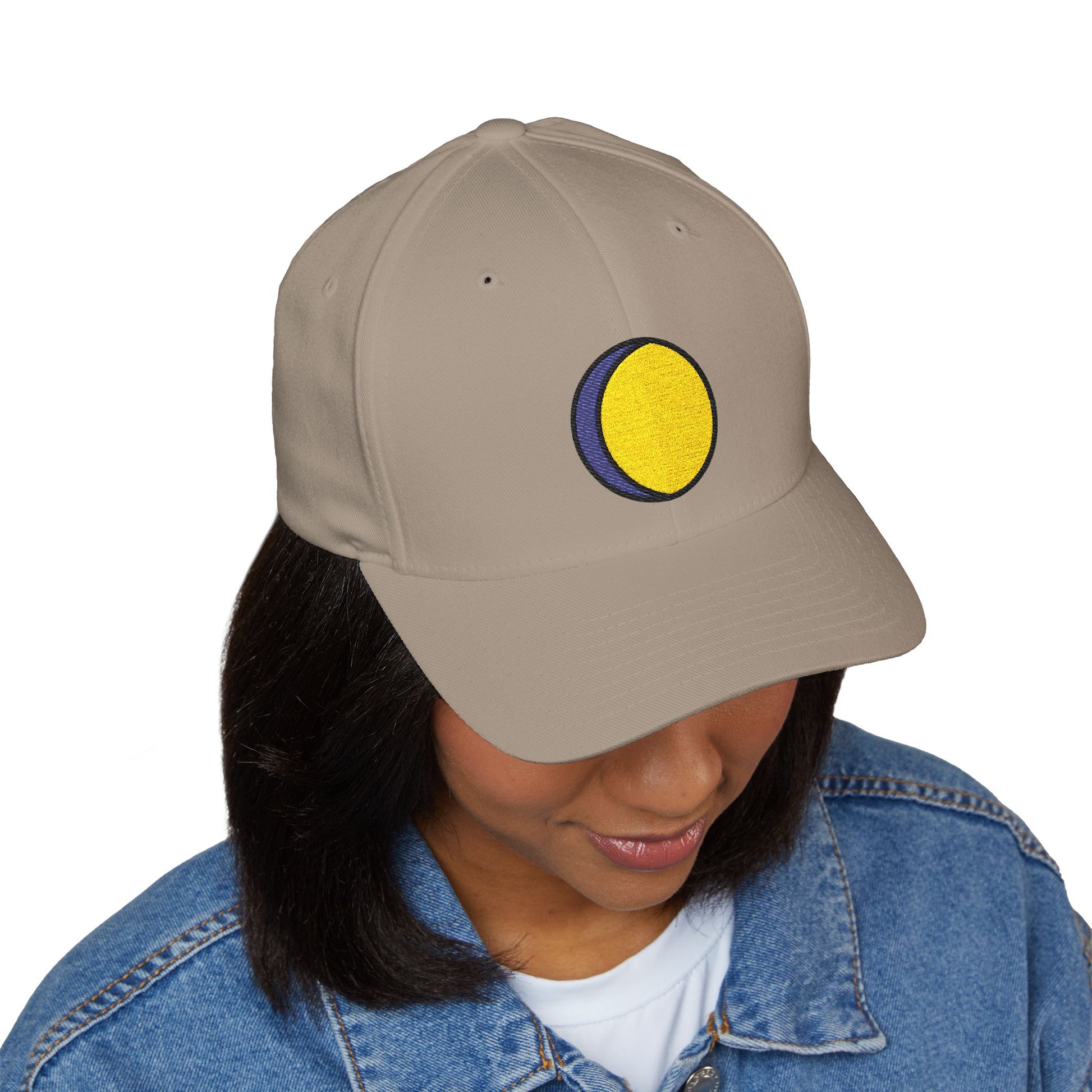 Waxing Gibbous Moon Emoji Cap – Premium by Capmoji