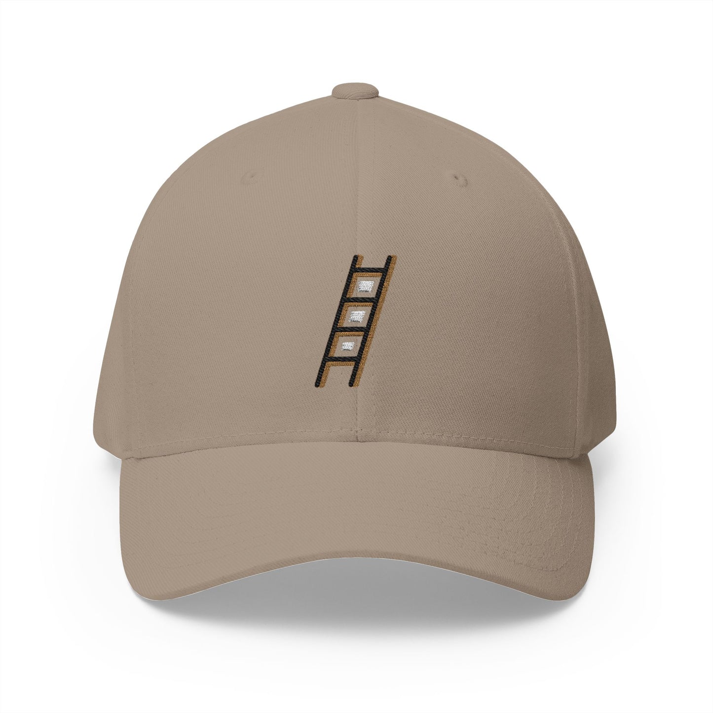 Ladder Emoji Khaki Cap – Premium by Capmoji