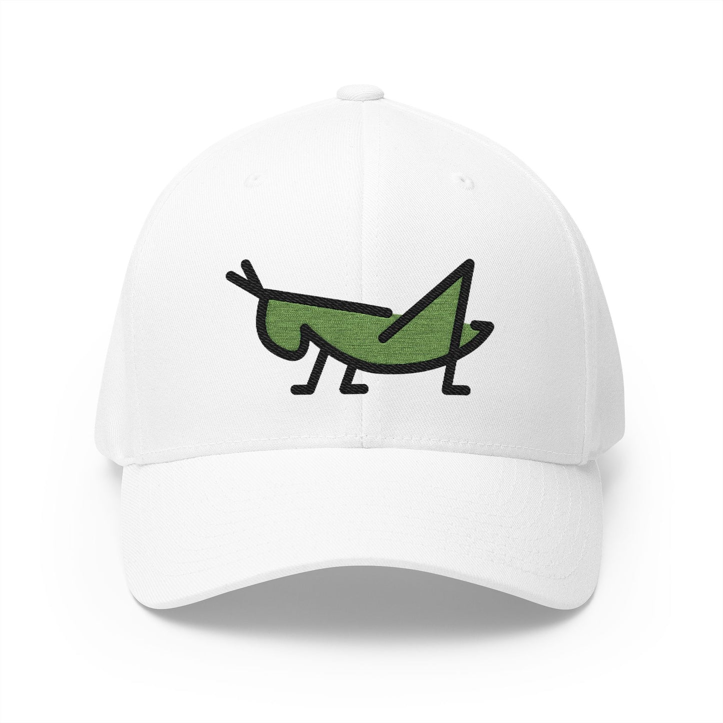 Cricket Emoji White Cap – Premium by Capmoji