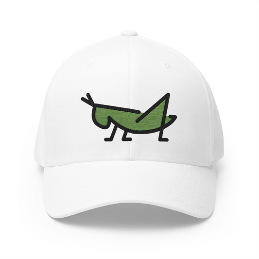 Cricket Emoji White Cap – Premium by Capmoji