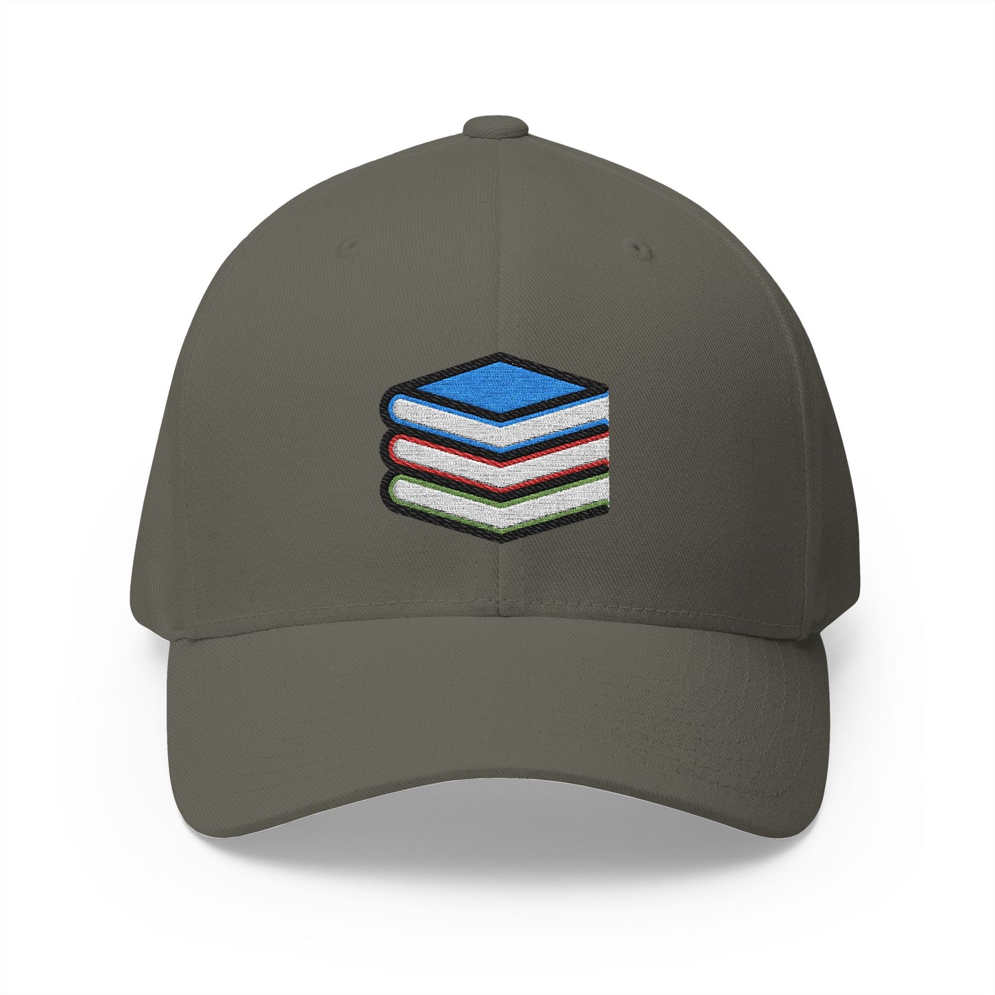 Books Emoji Olive Cap – Premium by Capmoji