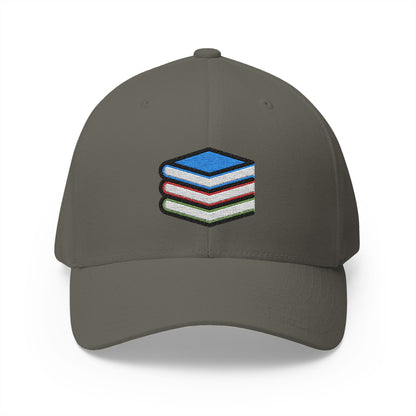 Books Emoji Olive Cap – Premium by Capmoji